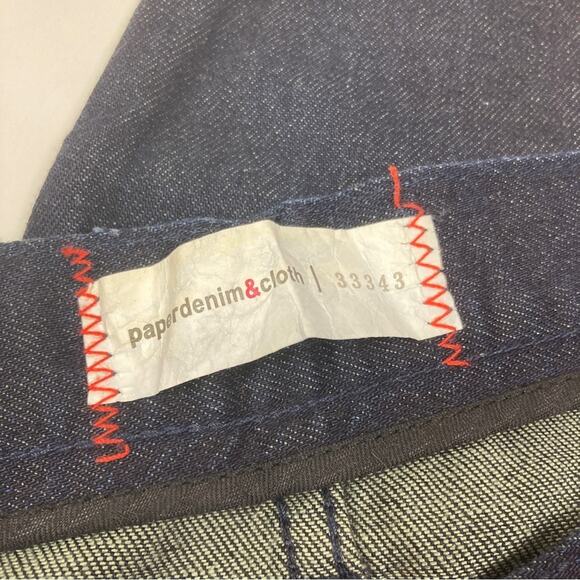 Paper Denim & Cloth | Natalie Peg Leg Dark Wash Skinny Straight Jeans Cotton 30 - Picture 4 of 7